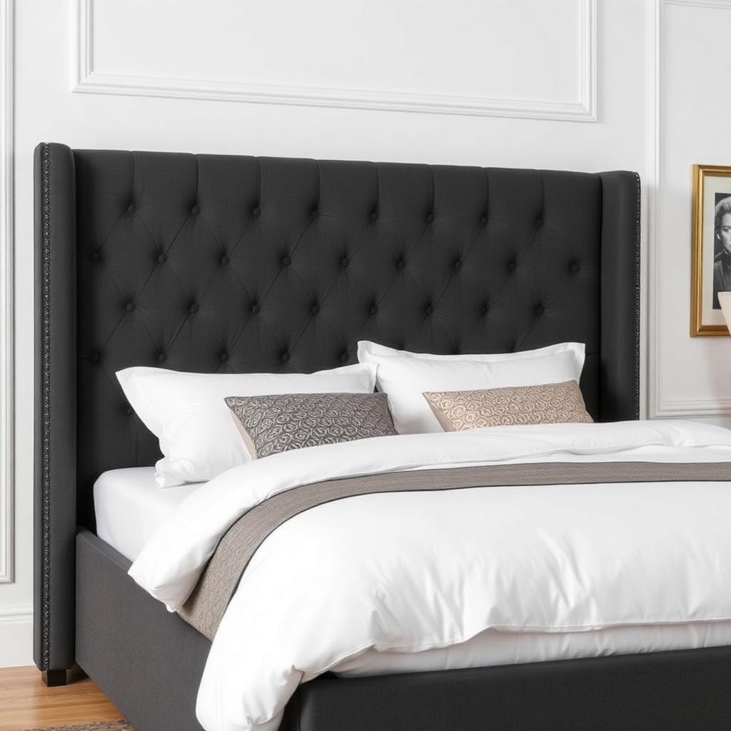Hudson Wingback King Bed
