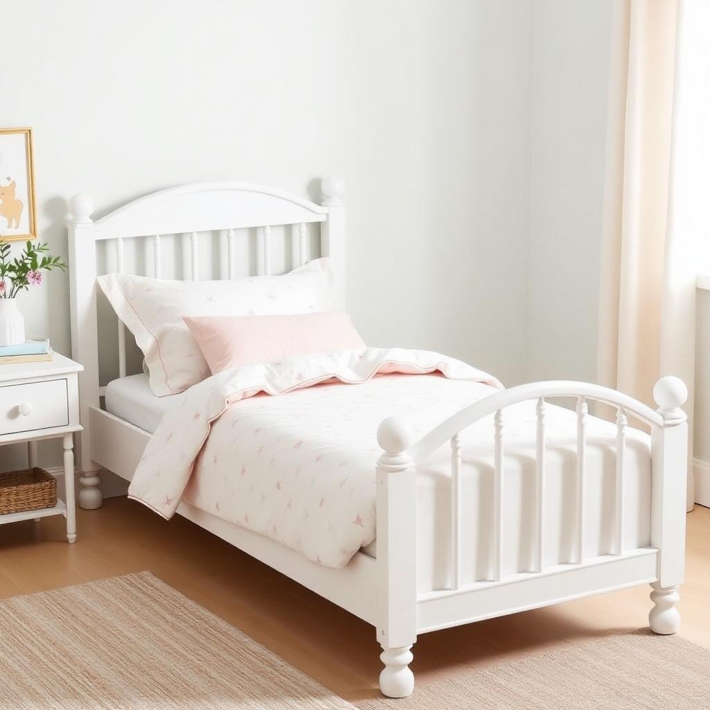 Cottage White Single Bed